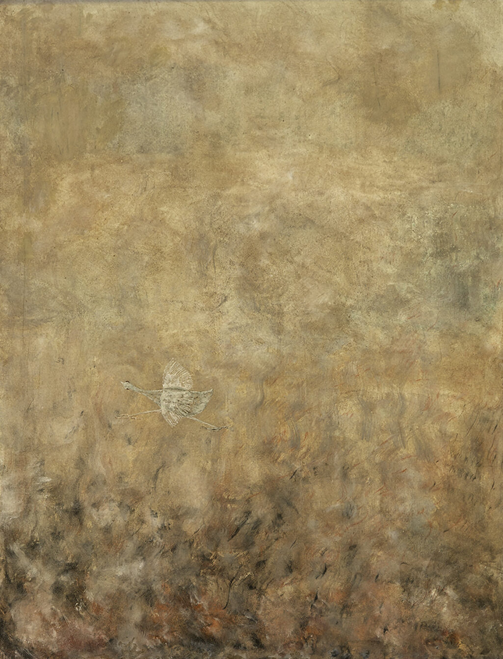 Lotte Schulz, Sin título, 1984 Óleo sobre tela 97 x 77 cm © Javier Medina Verdolini