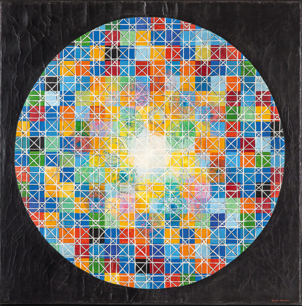 Laura Márquez (Asunción, 1929-2021) Ñandutí, 1971 Óleo sobre lienzo 102 x 102 cm © Javier Medina Verdolini
