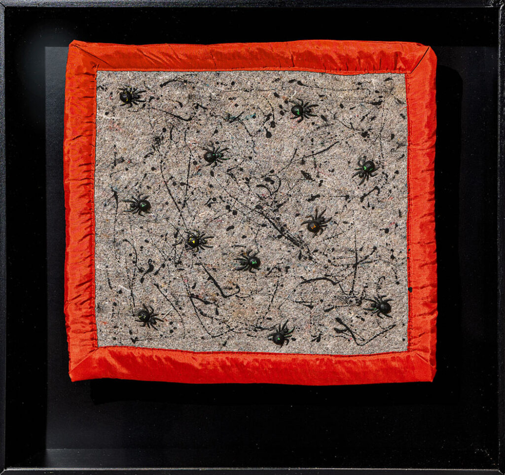 Feliciano Centurión, Arañitas, s/f Frazada, plástico 58 x 62 x 12 cm © Ángel Uriel Barreto