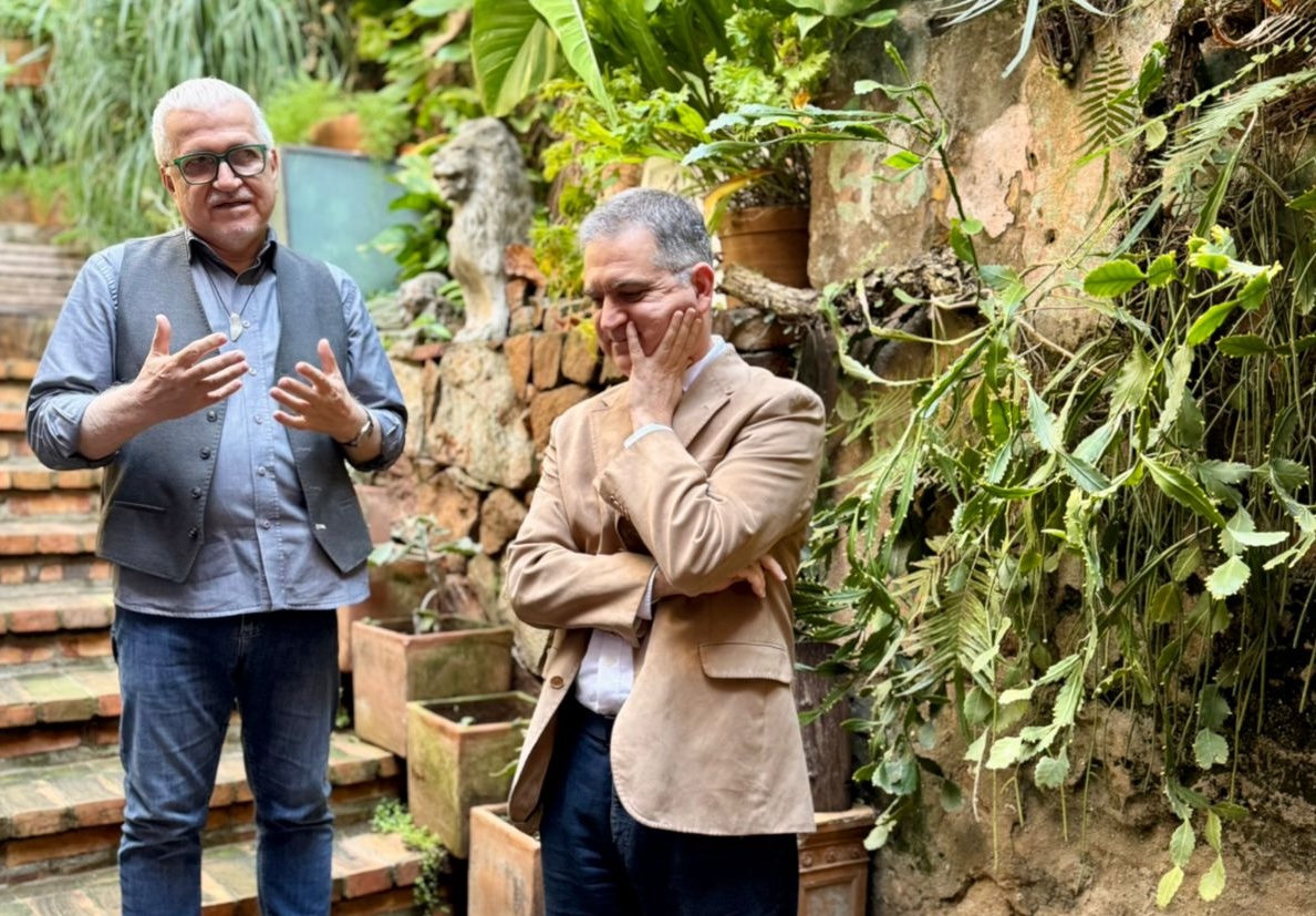 El artista y el coleccionista. Cortesía